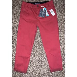 Democracy Ab Solution Skinny Capri Jeans Women’s 8P Red NWT Stitch Fix